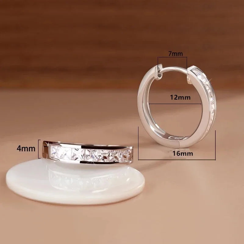 Celeste Spark Round Earrings