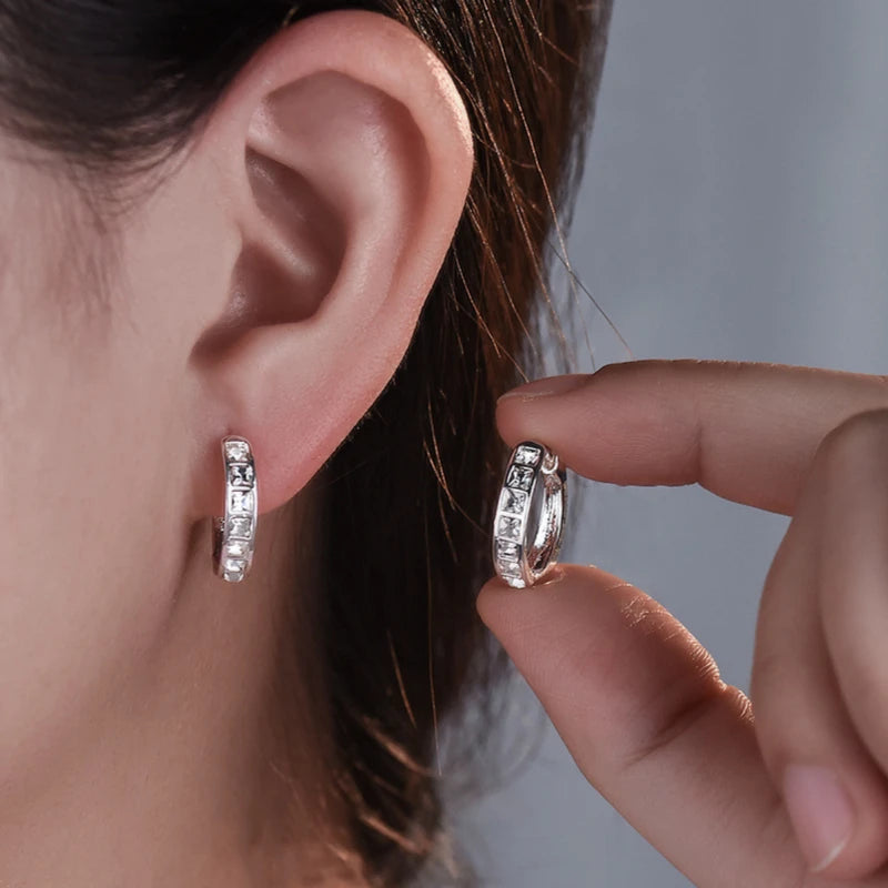 Celeste Spark Round Earrings